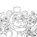 Five Nights At Freddys All Characters Coloring Pages Printable   Five Nights At Freddy&#039;s Free Printables