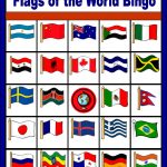 Flags Of The World Bingo   Free Printable (Only Enough For 6 Players   Free Printable Pictures Of Flags Of The World
