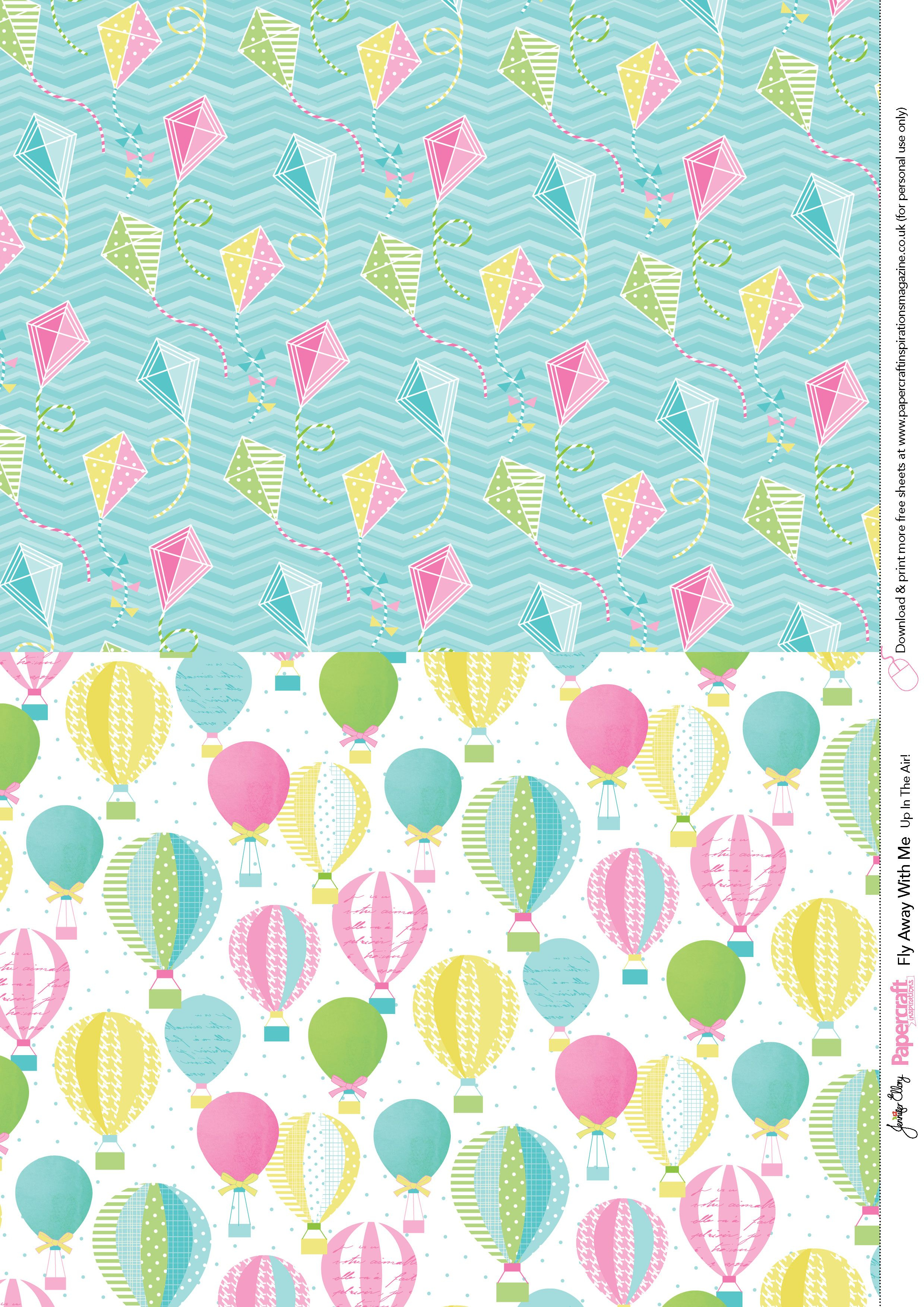Fly Away With Me Free Printables From Papercraft Inspirations 138 - Free Printable Pattern Paper Sheets