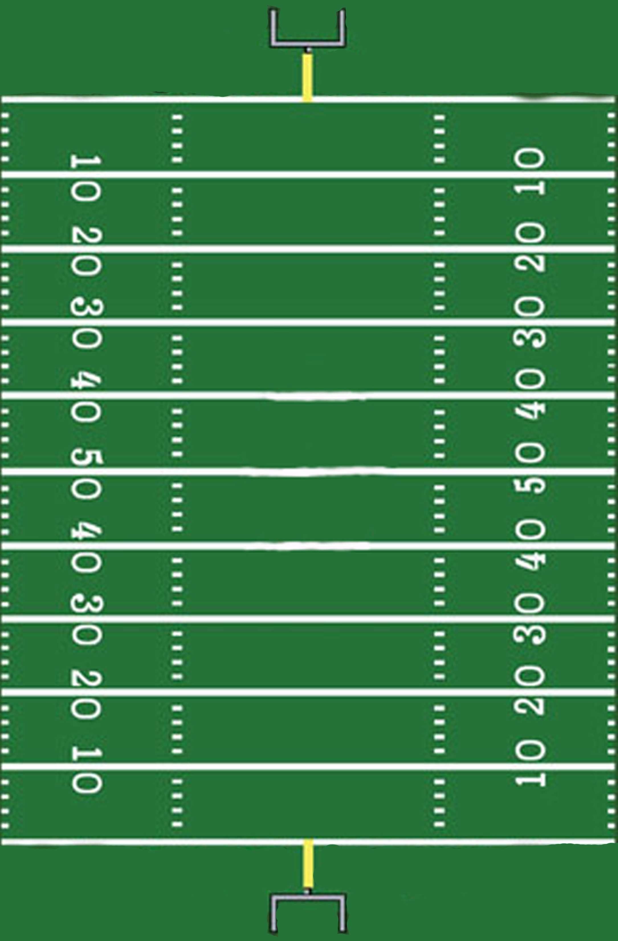 Football Field Template I Made For A Sign Hunter's 1St Football Free Printable Football