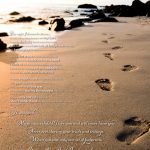 Footprints In The Sand Poem | Beautiful Poem From Only The Bible   Footprints In The Sand Printable Free