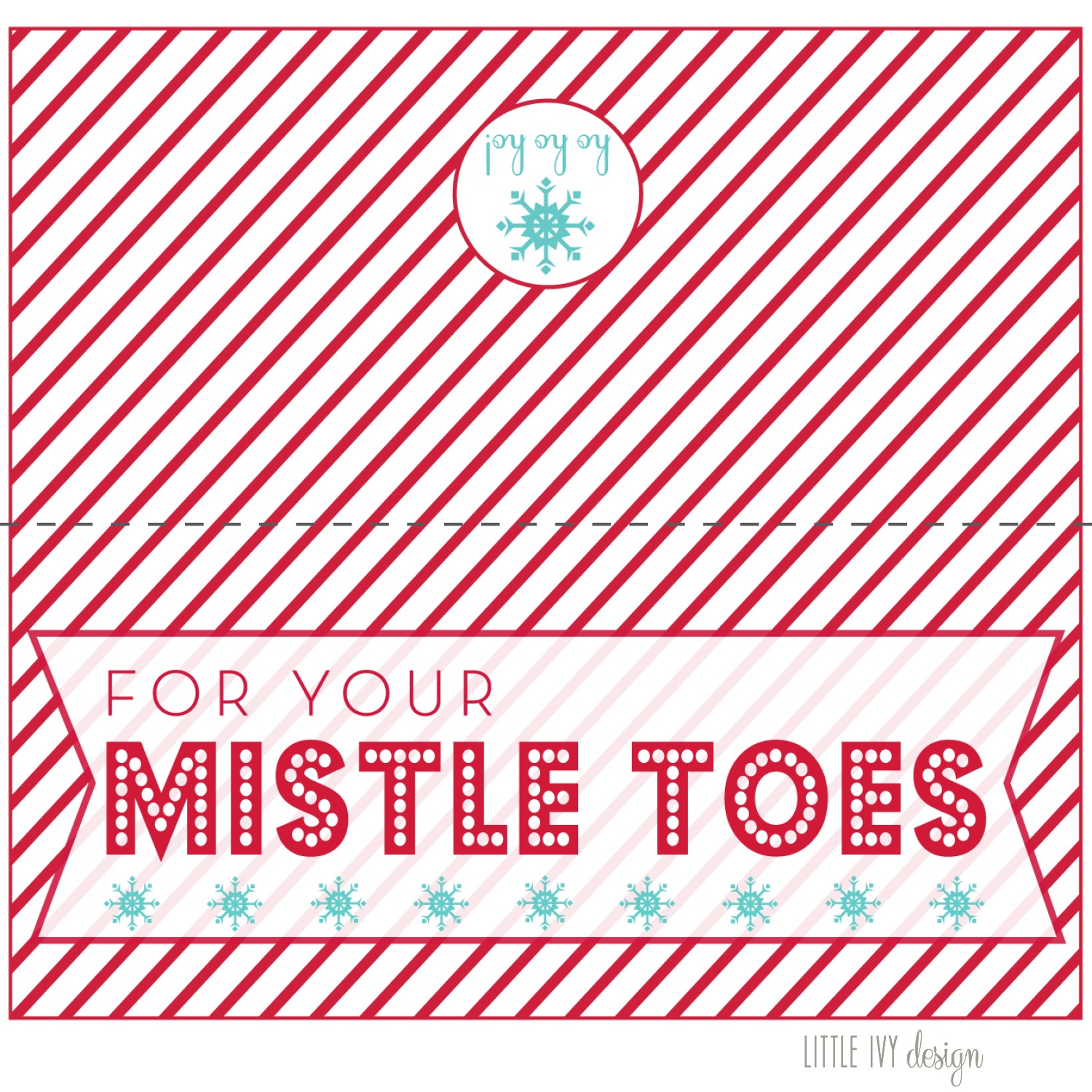 Free Printable Mistletoe Tags Free Printable