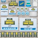 Fortnite Party Printables, Decorations & Invitations | Fortnite Theme   Fortnite Free Printables
