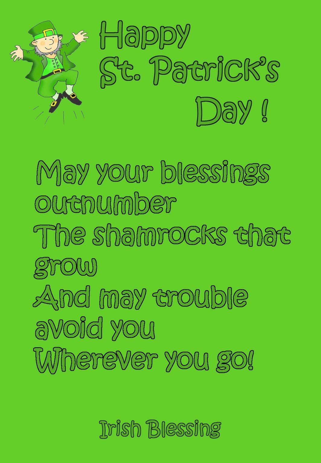Found On Bing From Free-Printable-Greeting-Cards | Cards Easter - Free Printable St Patrick&amp;amp;#039;s Day Greeting Cards