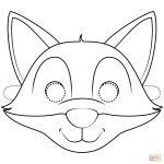 Fox Mask Coloring Page | Free Printable Coloring Pages   Free Printable Fox Mask Template