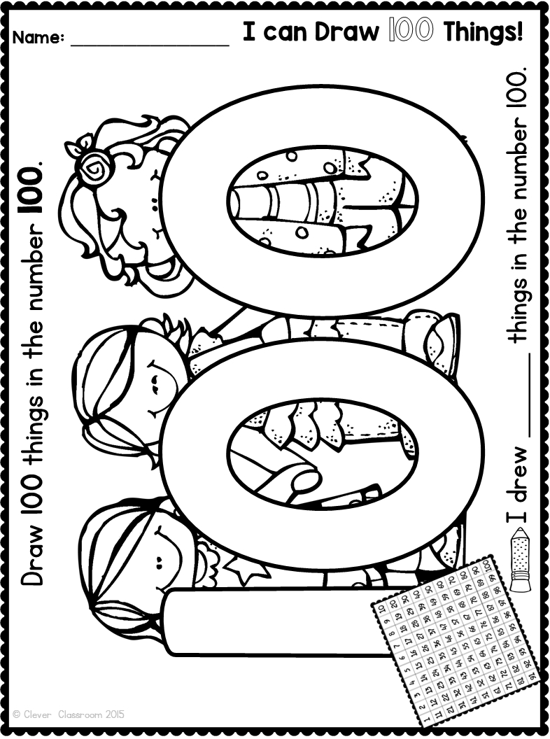 Free 100Th Day Of School Printable | 100Th Day Of School - 100 Days Of School Free Printables