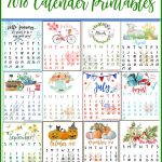 Free 2018 Calendar Printables The Everyday Home In Months Of Year   Months Of The Year Printables Free