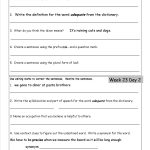 Free 3Rd Grade Daily Language Worksheets   Free Printable 4Th Grade Morning Work