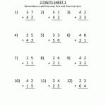 Free Addition Printable Worksheets | First Grade Addition Worksheets   Free Printable Mixed Addition And Subtraction Worksheets
