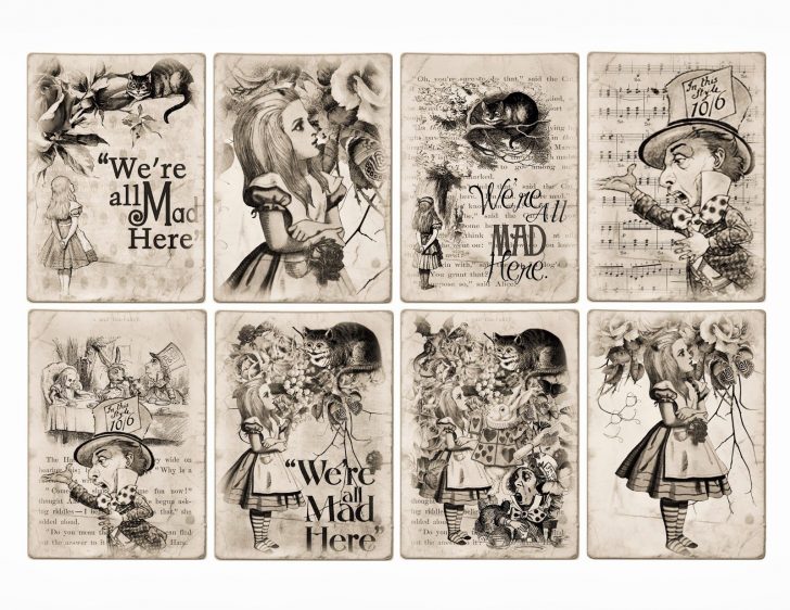 Free Printable Alice In Wonderland Eat Me Tags