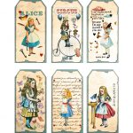Free Alice In Wonderland Cutouts | Free Alice In Wonderland Tags   Alice In Wonderland Free Printables
