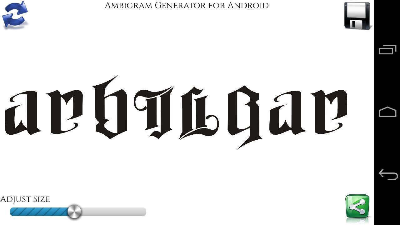 Free Ambigram Tattoo Generator Software Download - Ambigram Generator Free Printable