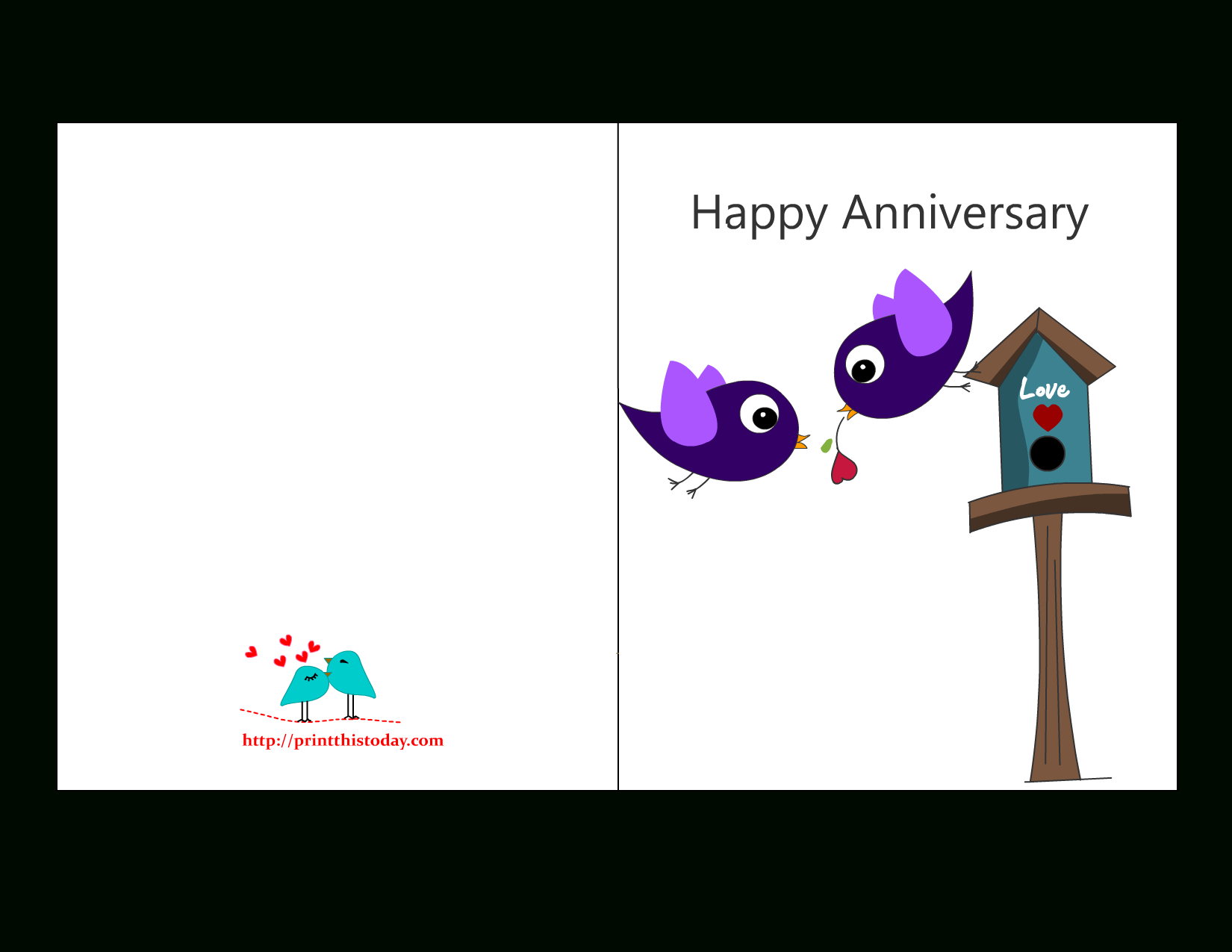 Free Anniversary Cards To Print | Free Printable Anniversary Cards - Free Anniversary Printables