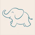 Free Baby Elephant Stencil, Download Free Clip Art, Free Clip Art On   Free Printable Baby Elephant Template