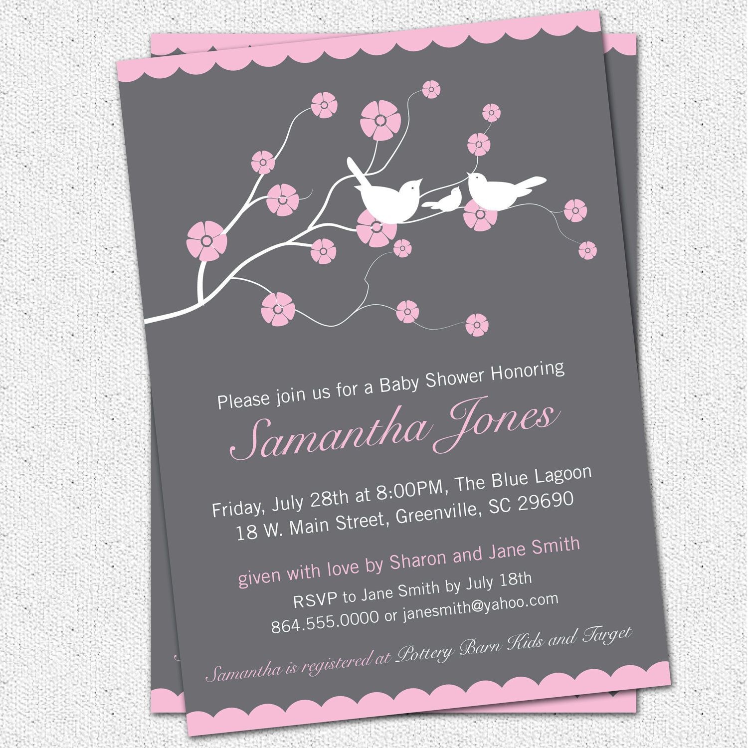 Free Baby Girl Shower Invitations | Printable Baby Shower Invitation - Free Printable Camo Baby Shower Invitations