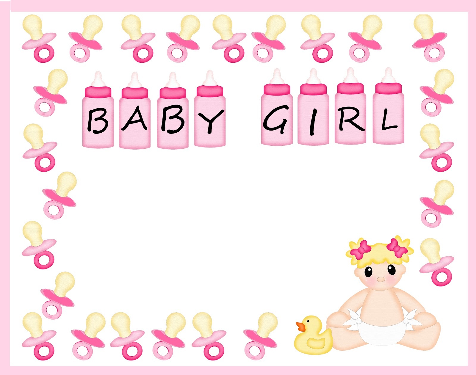 Free Baby Shower Border Paper, Download Free Clip Art, Free Clip Art - Free Printable Baby Borders For Paper