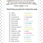 Free Baby Shower Candy Bar Game   4 Colors | Lil' Luna   Free Printable Baby Shower Games With Answers