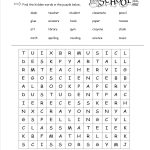 Free Back To School Worksheets And Printouts   2Nd Grade Word Search Free Printable