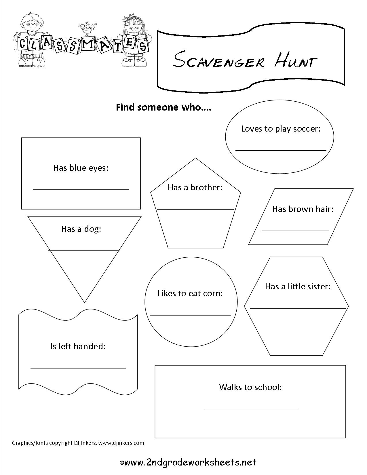 Free Back To School Worksheets And Printouts - Free Printable Back To School Worksheets For First Grade