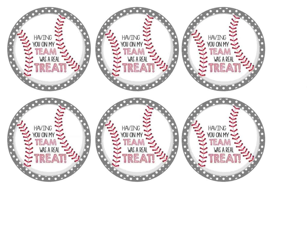 Free Baseball Tags + Rice Krispies Treats® | Mimi's Dollhouse - Free Printable Baseball Favor Tags