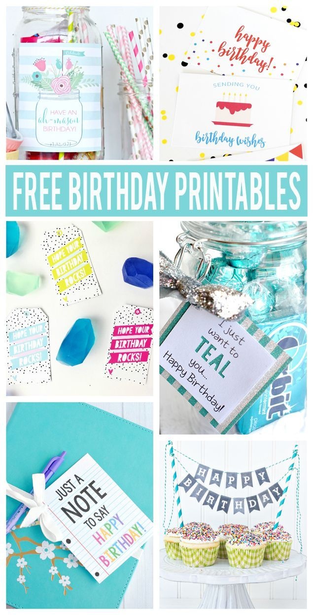 Free Birthday Printables | Party Ideas | Free Printable Birthday - Free Birthday Printables