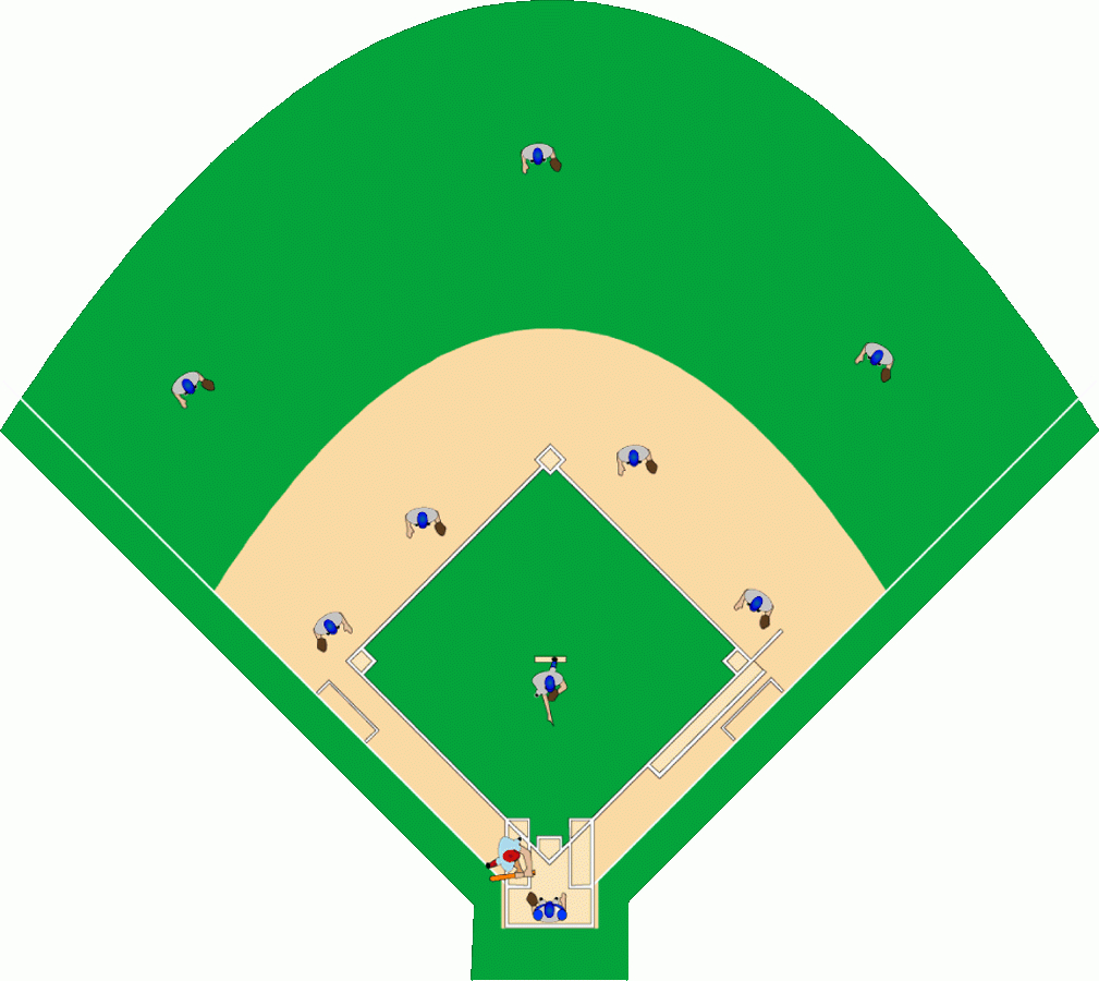 Free Blank Baseball Field Diagram, Download Free Clip Art, Free Clip - Free Printable Baseball Field Diagram