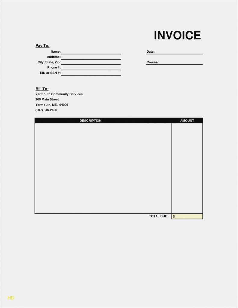 Free Blank Invoice Form Pics Ndash Templates Forms Download - Free Printable Templates