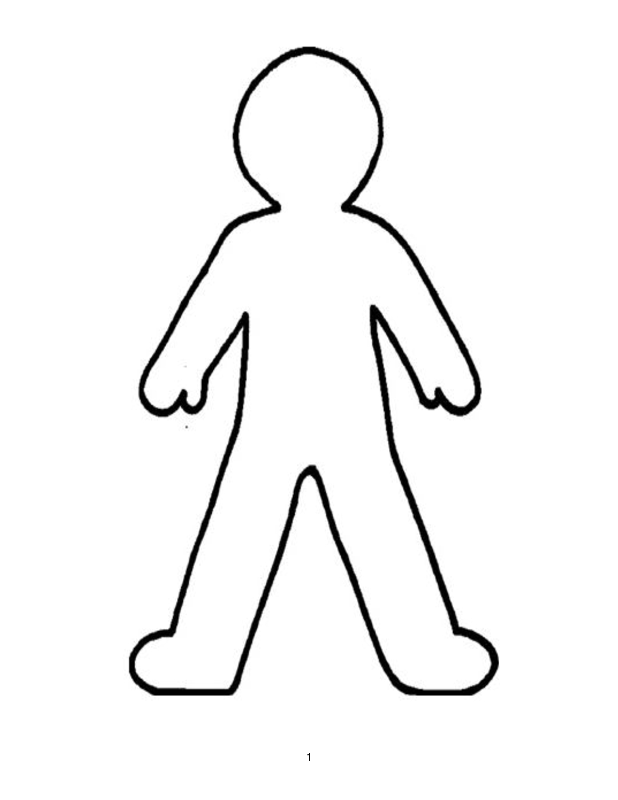 Free Blank Person Template, Download Free Clip Art, Free Clip Art On - Free Printable Person Template