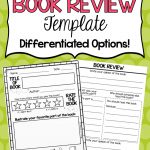 Free Book Review Template! | Live Love And Teach   Free Printable Story Books For Grade 1