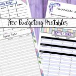 Free Budgeting Printables: Expense Tracker, Budget, & Goal Setting   Free Online Printable Budget Worksheet
