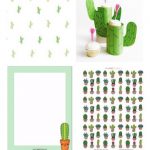 Free Cactus Printables   Kaktus   Round Up | Printables | Classroom   Free Cactus Printable