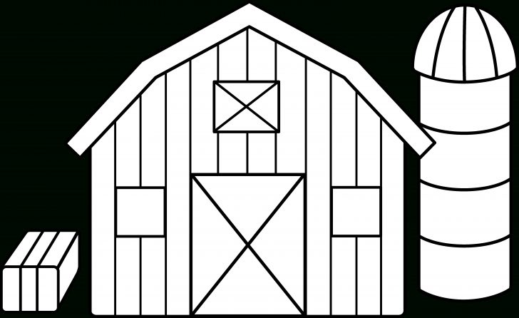 Free Printable Barn Coloring Pages