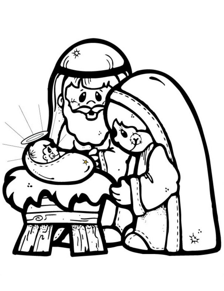 Free Printable Nativity Story Coloring Pages