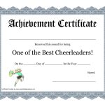 Free Cheerleading Printables | Best Cheerleader Printable Awards   Free Printable Cheerleader Certificates