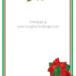 Free Christmas Border Templates   Customize Online Then Download   Free Printable Christmas Backgrounds