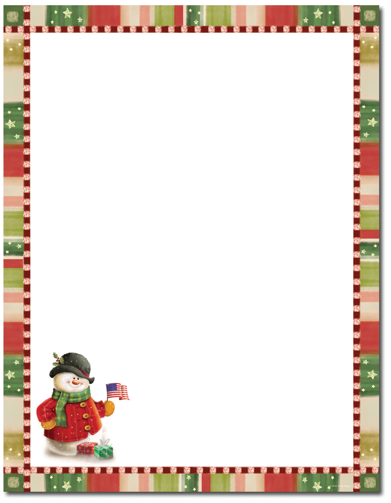 Free Christmas Letterhead Cliparts, Download Free Clip Art, Free - Free Printable Christmas Letterhead