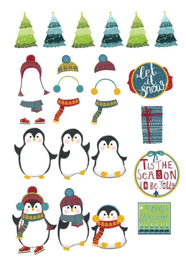 Free Christmas Penguin Printables From Papercraft Inspirations 172 - Free Printable Penguin Template