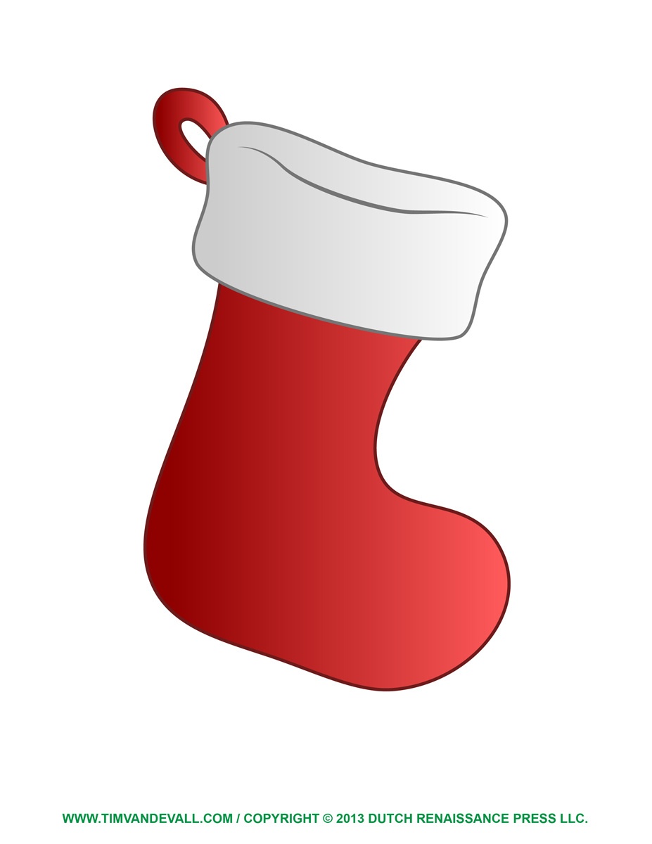 Christmas Stocking Template Printable Free