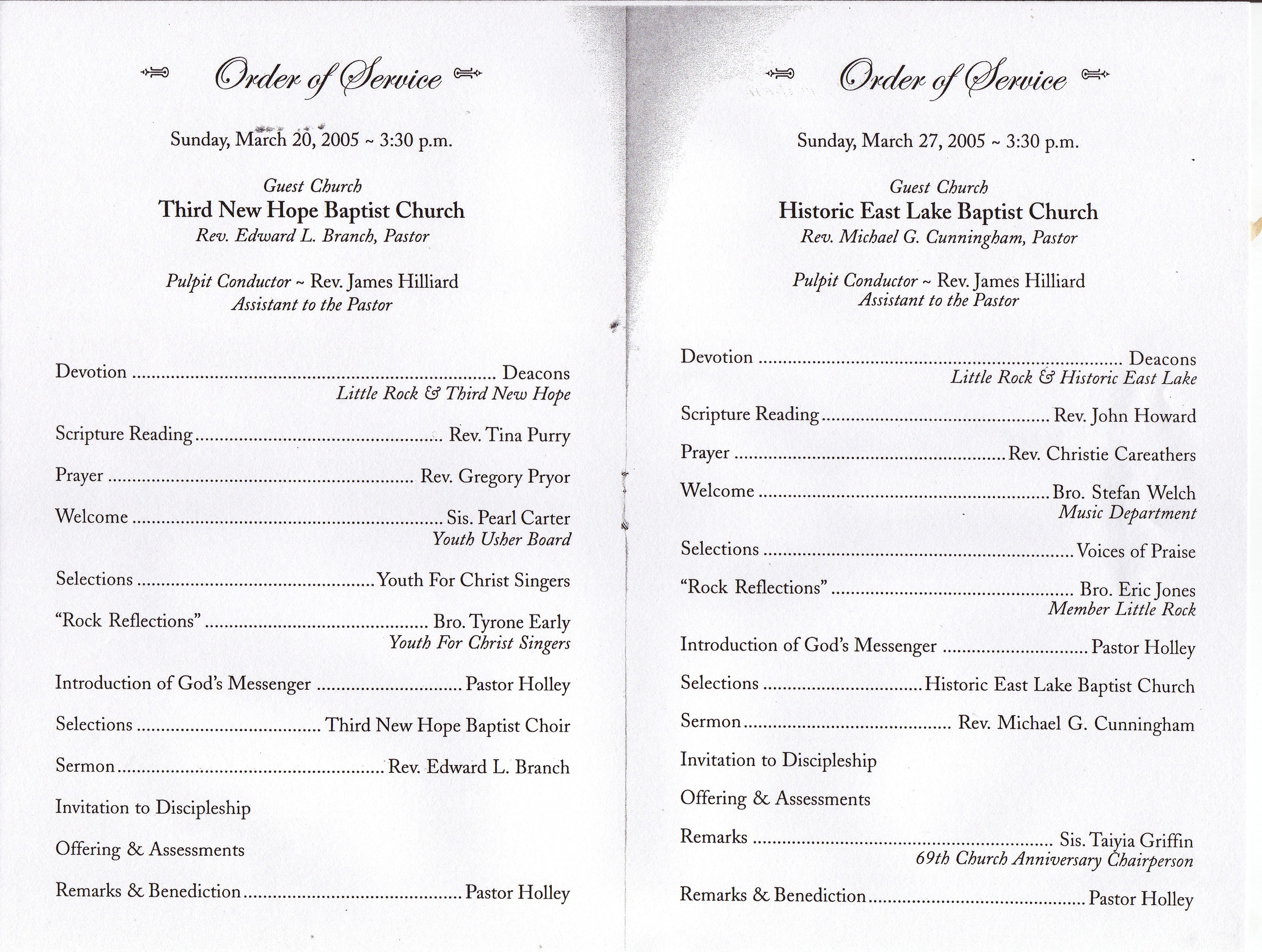 Free Church Anniversary Program Template 310352 Templates For Church - Free Printable Church Program Template