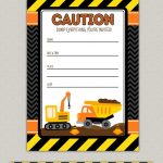 Free Construction Birthday Party Printables. Construction Party   Free Printable Construction Invitations