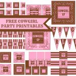 Free Cowgirl Birthday Party Printables From Printabelle | Catch My Party   Free Printable Western Labels