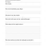 Free Current Events Report Worksheet For Classroom Teachers   Free Printable Social Studies Worksheets For 8Th Grade