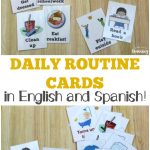 Free Daily Routine Cards For Kids   Look! We're Learning!   Free Printable Routine Cards
