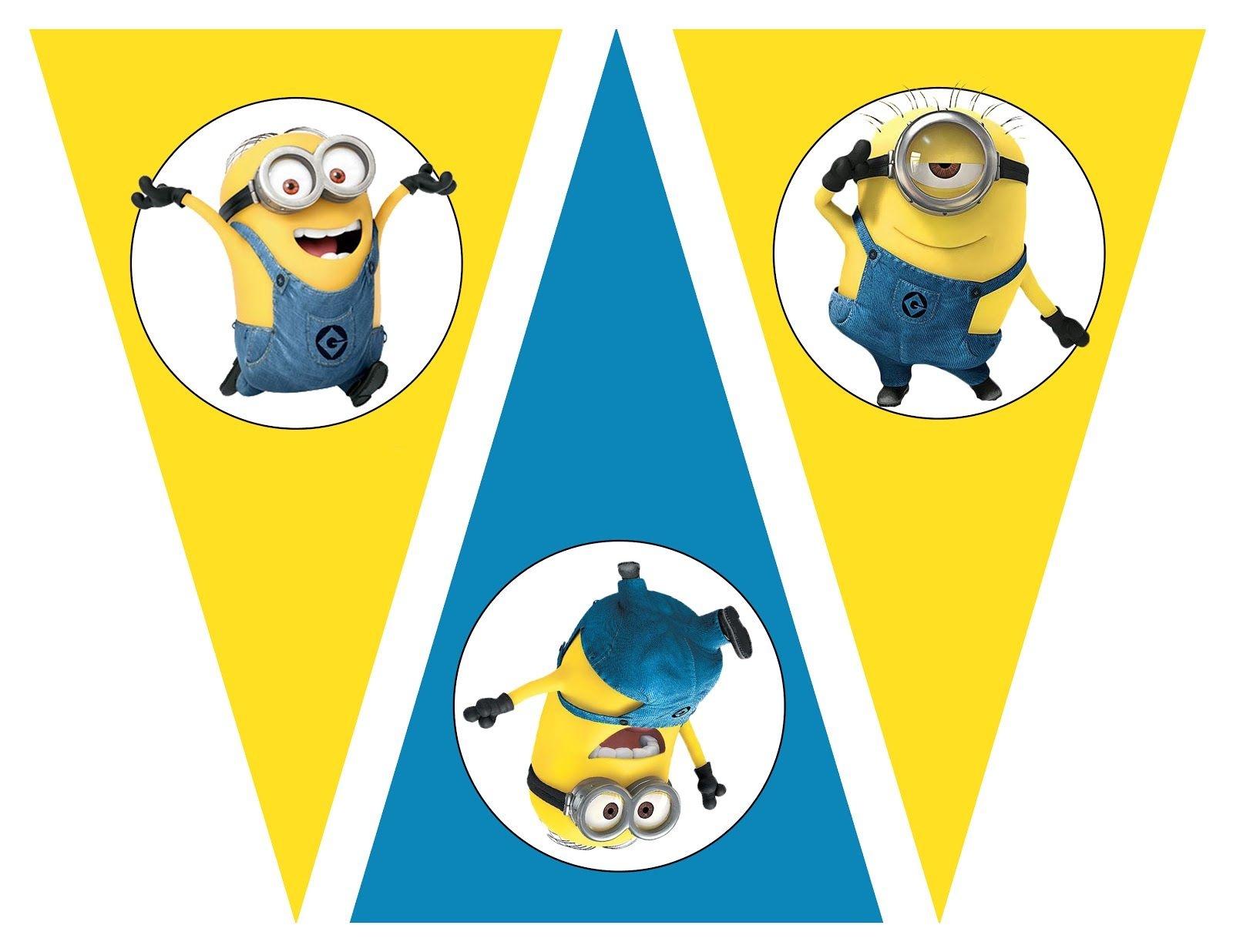 Free Despicable Me Party Printables, Birthday Party Theme, Free - Free Minion Printables