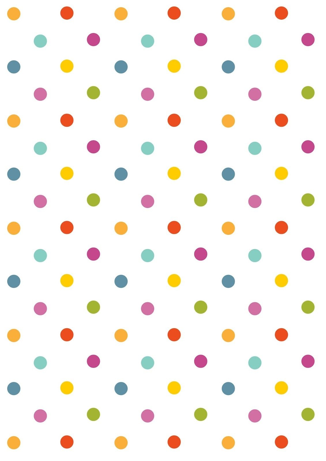 Free Digital Polka Dot Scrapbooking Paper Ausdruckbares Free 