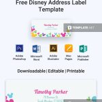 Free Disney Address Label | Label Templates & Designs 2019 | Label   Free Printable Disney Address Labels