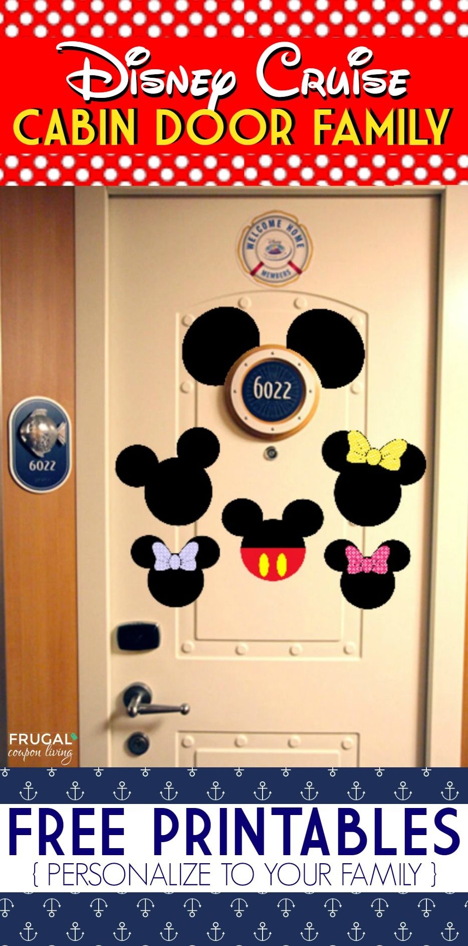 Free Disney Cruise Door Printables | Disney Cruise | Disney Cruise - Free Printable Disney Cruise Door Magnets