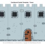 Free Diy Cardboard Castle For Kids | Build Your Own Cardboard Castle   Free Printable Castle Templates