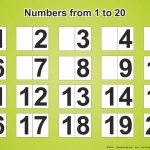 Free Download Printable Page With Numbers 1 20   Free Printables   Free Printable Numbers 1 20