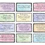 Free Downloadable Scripture Cards. Print On Card Stock And Place On   Free Printable Scripture Cards